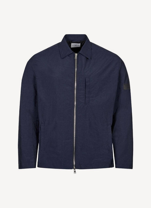Maison Kitsune - Technical Zipped Overshirt - Dark Navy - Homme