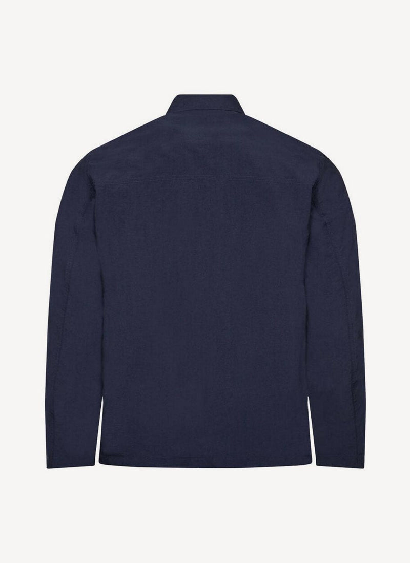 Maison Kitsune - Technical Zipped Overshirt - Dark Navy - Homme