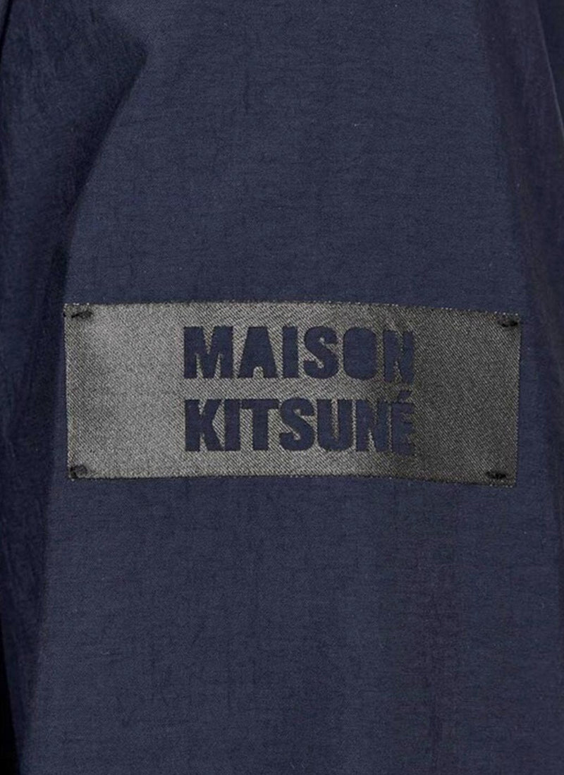 Maison Kitsune - Technical Zipped Overshirt - Dark Navy - Homme