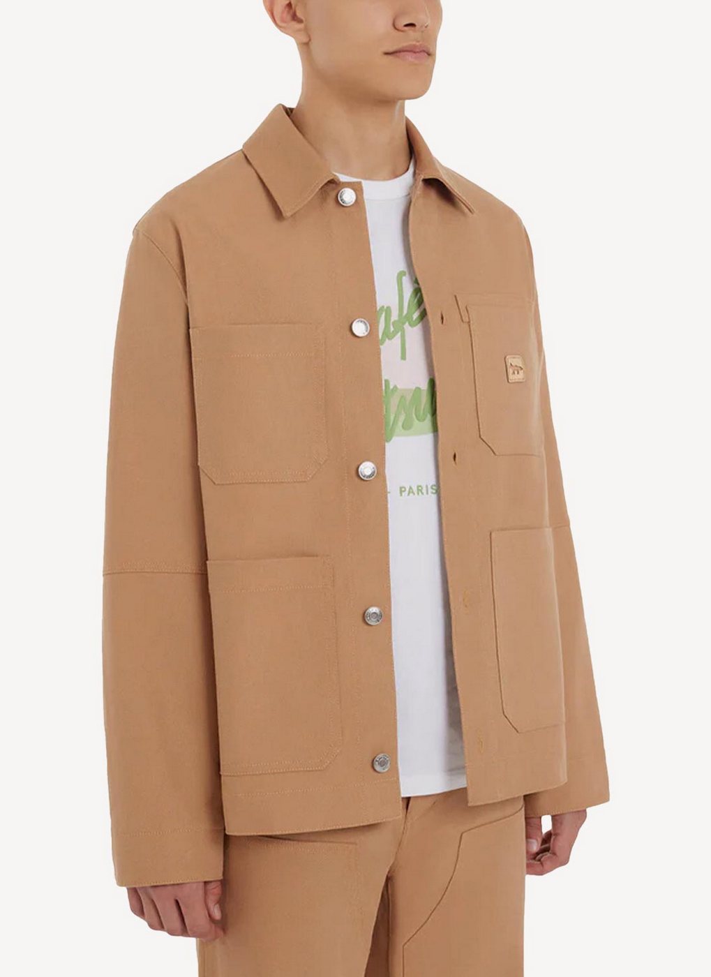 Maison Kitsune - Cafe Workwear Jacket - Matcha - Homme