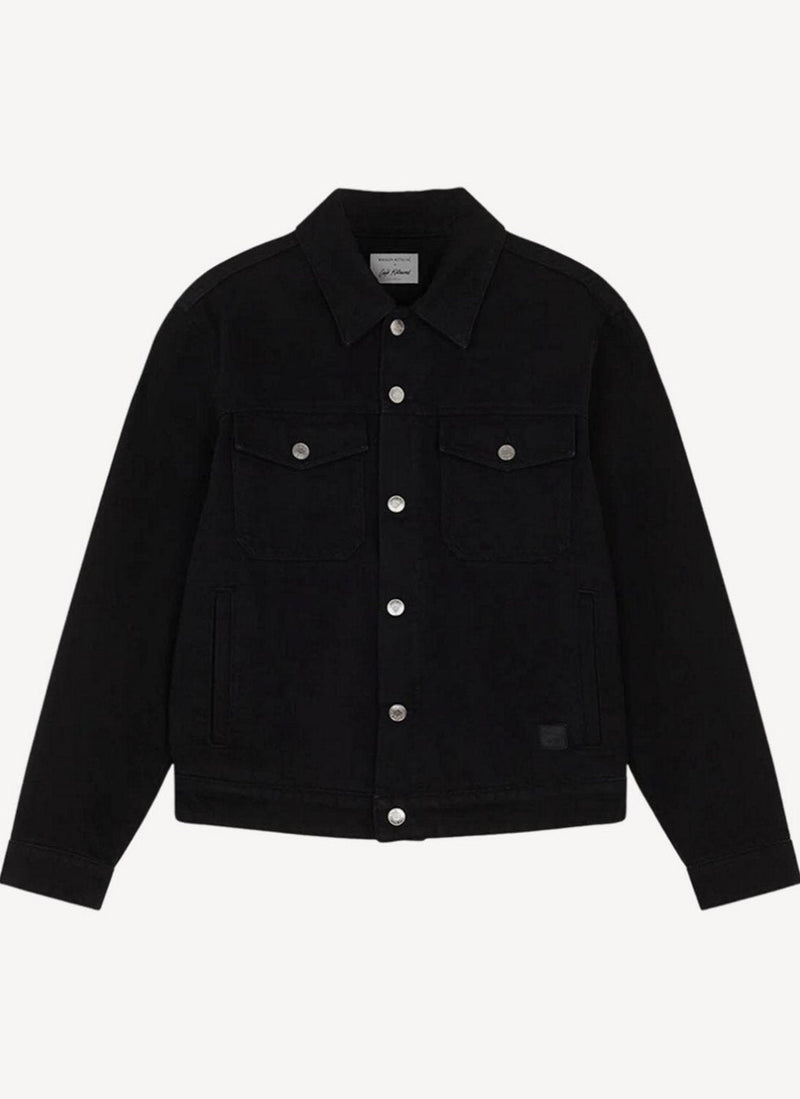 Sélection PAP Luxe - Maison Kitsune - Cafe Trucker Jacket - Negro - Hombre