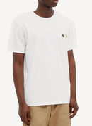 Maison Kitsune - Double Monochrome Fox Head Patch Classic Tee-Shirt - White - Unisex