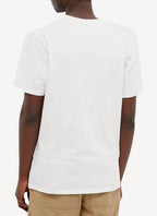 Maison Kitsune - Double Monochrome Fox Head Patch Classic Tee-Shirt - White - Unisex