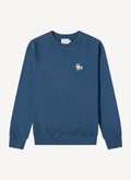 Maison Kitsune - Dressed Fox Patch Classic Sweatshirt - Blue Denim - Homme