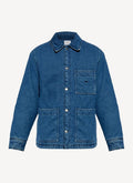 Maison Kitsune - Technical Worker Jacket - Blue Denim - Homme