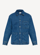 Maison Kitsune - Technical Worker Jacket - Blue Denim - Homme