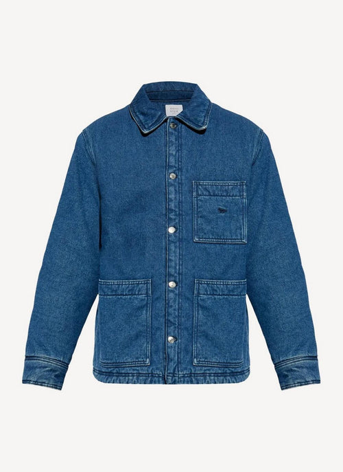 Maison Kitsune - Technical Worker Jacket - Blue Denim - Homme