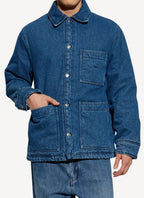 Maison Kitsune - Technical Worker Jacket - Blue Denim - Homme