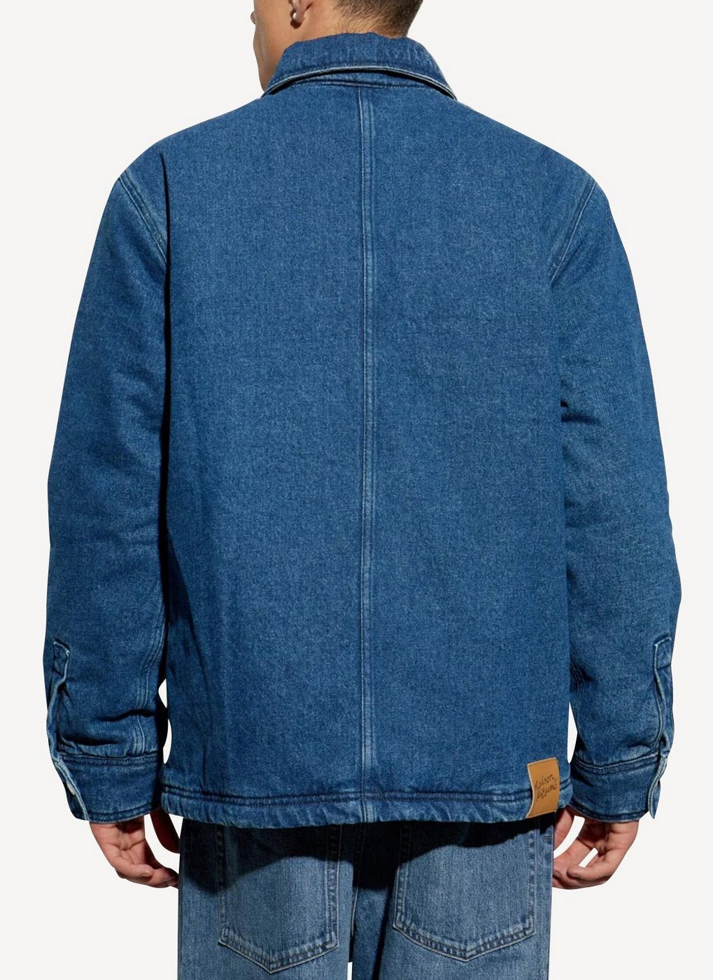 Maison Kitsune - Technical Worker Jacket - Blue Denim - Homme