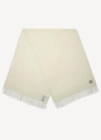 Maison Kitsune - Holiday Patch Scarf - Ecru - Men's
