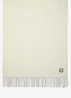 Maison Kitsune - Holiday Patch Scarf - Ecru - Men's