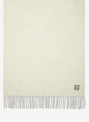 Maison Kitsune - Holiday Patch Scarf - Ecru - Homme