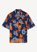 Maison Kitsune - Jungle Classic Shirt - Orange Print - Homme