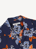 Maison Kitsune - Jungle Classic Shirt - Orange Print - Hombre