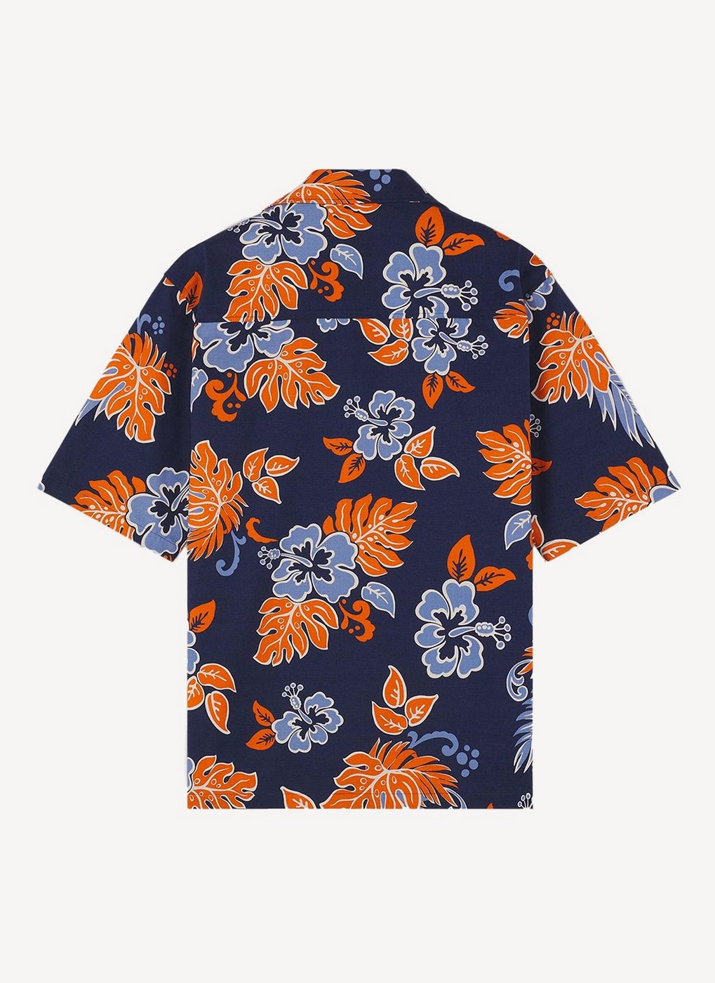 Maison Kitsune - Jungle Classic Shirt - Orange Print - Hombre