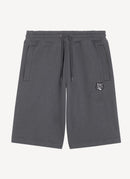 Maison Kitsune - Jog Short Pique Loop - Dark Grey Melange - Femme