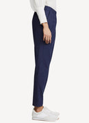 Maison Kitsune - Linen Jena Casual Pant - Navy - Femme