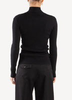 Maison Kitsune - Cuello Alto - Negro - Mujer