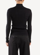 Maison Kitsune - Turtleneck - Black - Femme