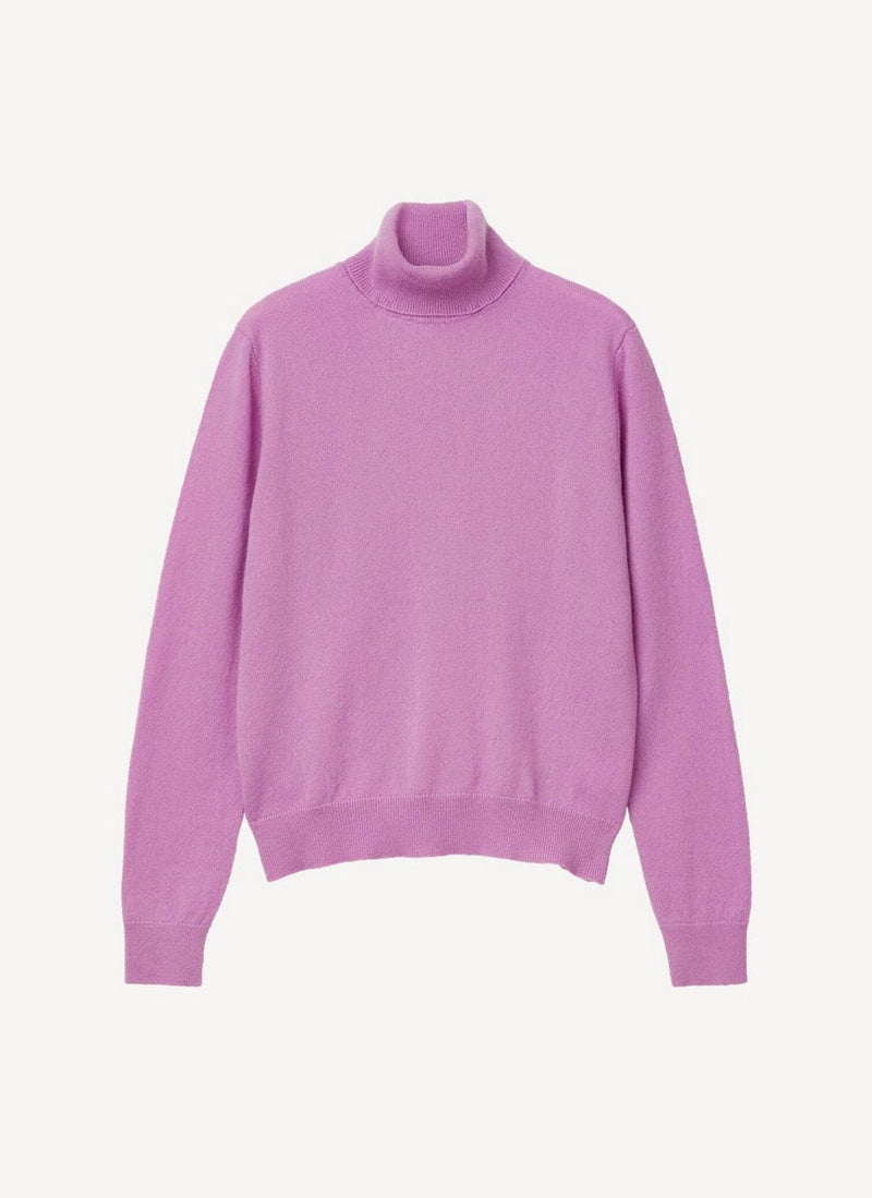 Maison Kitsune - Turtleneck - Lilac - Femme