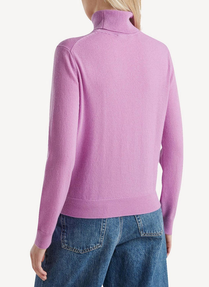 Maison Kitsune - Turtleneck - Lilac - Femme