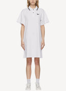 Maison Kitsune - Pique Straight Polo Dress - White - Femme
