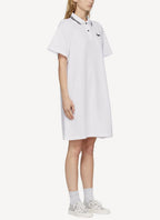 Maison Kitsune - Pique Straight Polo Dress - White - Femme