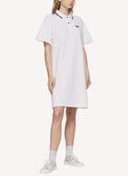 Maison Kitsune - Pique Straight Polo Dress - White - Femme