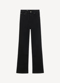 Maison Kitsune - Straight Fit Jeans - Stone Black - Femme
