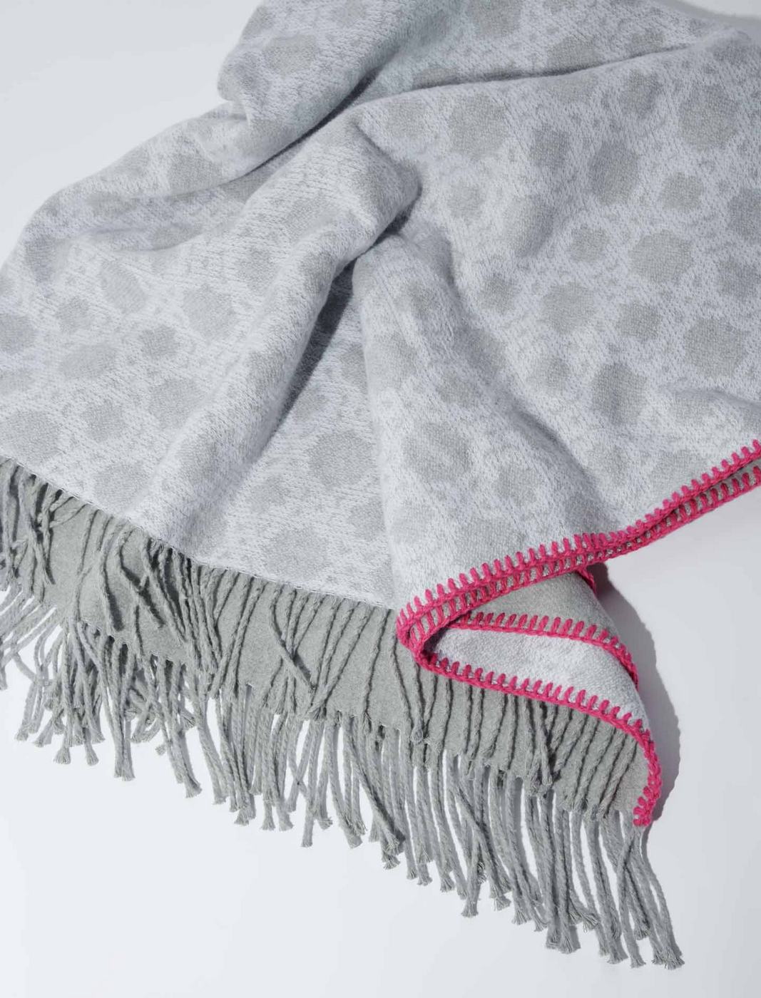Emona Scarf - Pearl Grey