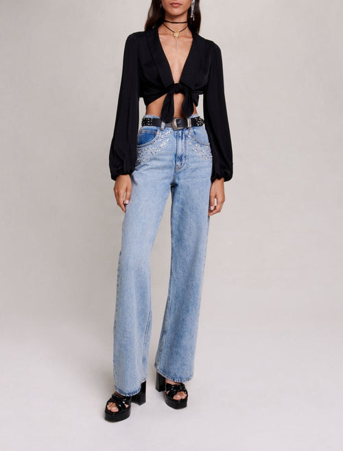 Maje - Camisa - Negro