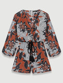 Maje - Combinaison Irodi - Ethnique Terracotta