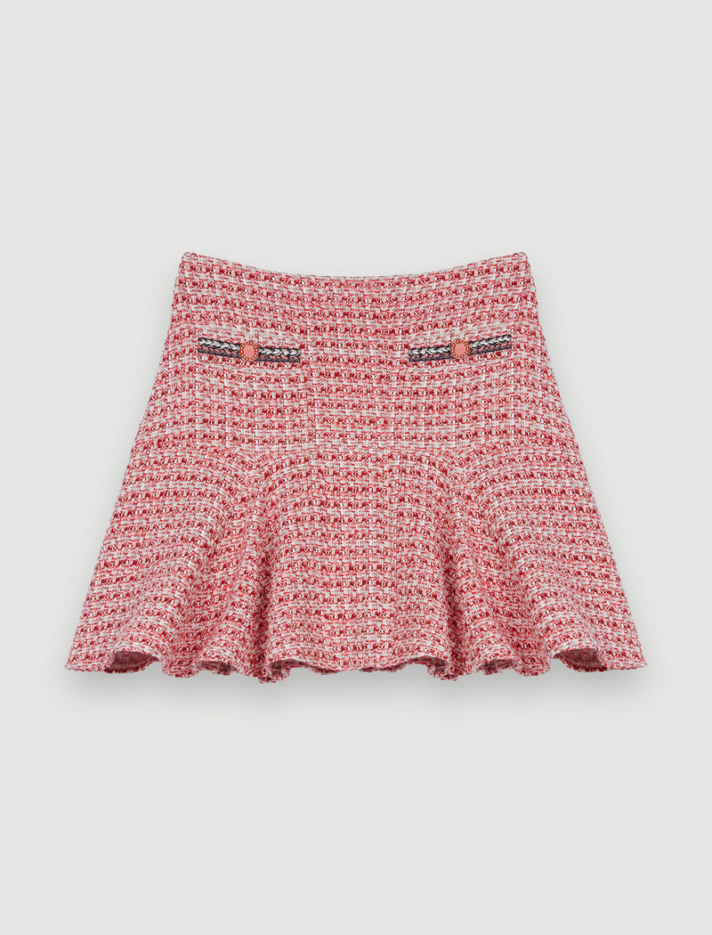 Maje - Jenetia Skirt - Pink / Red