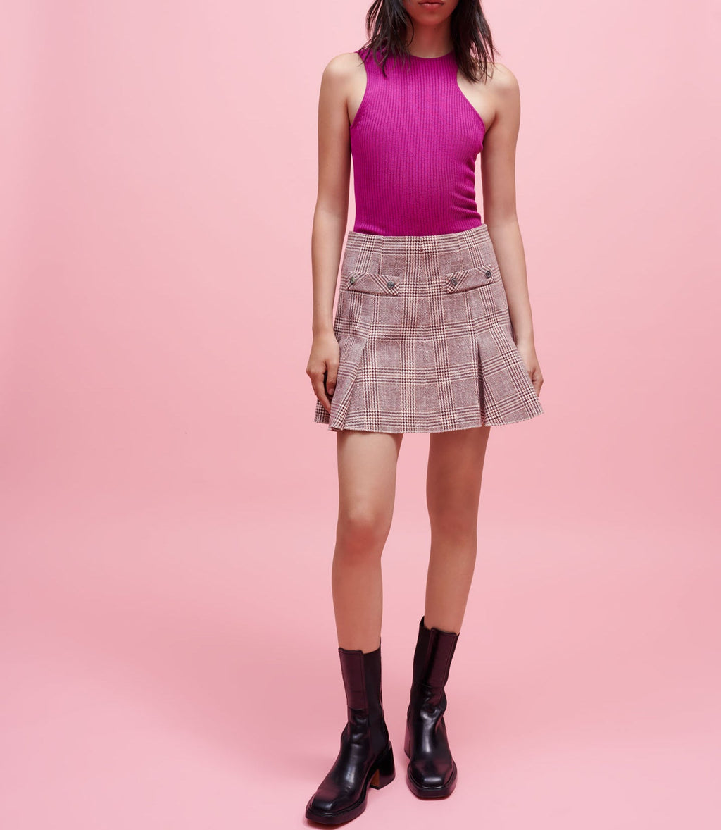 Jinone Skirt - Burgundy