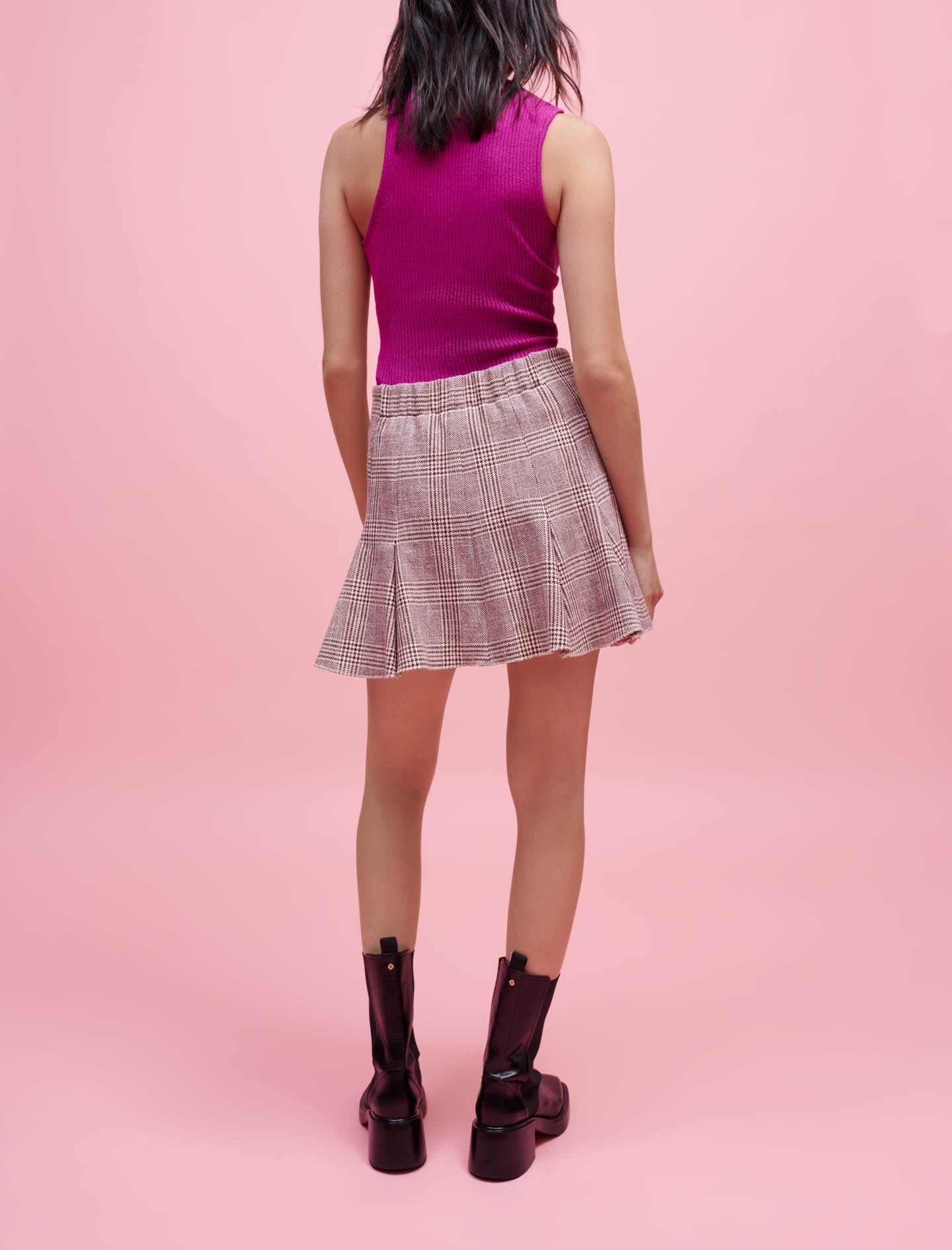 Jinone Skirt - Burgundy