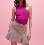Jinone Skirt - Burgundy