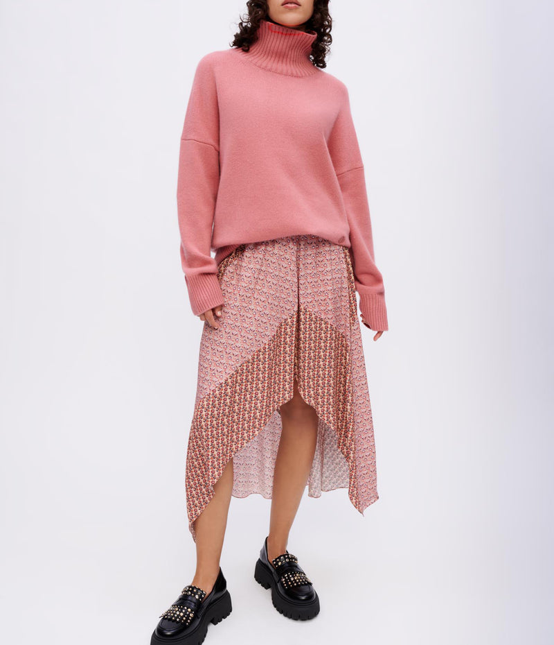 Maje - Jupe Jivio - Patch Fleur