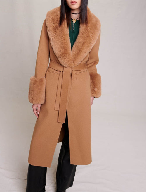 Maje - Manteau - Camel