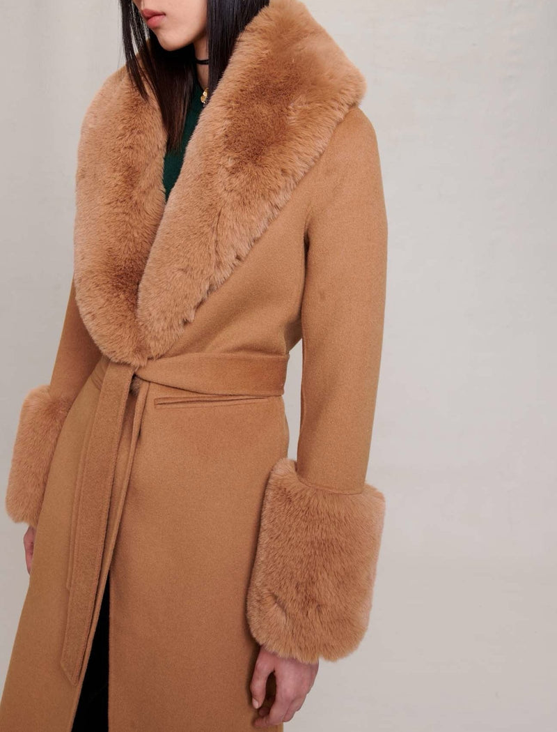 Maje - Manteau - Camel