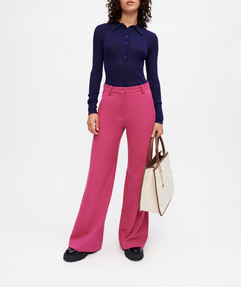 Maje - Pantalon Pibois - Rose Bois De Rose