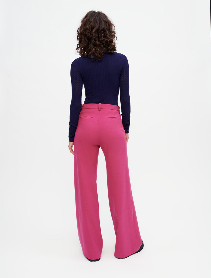 Maje - Pantalon Pibois - Rose Bois De Rose