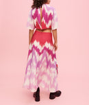 Maje - Robe Ritiela - Tie Dye Fuchsia