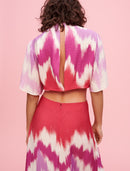 Maje - Robe Ritiela - Tie Dye Fuchsia