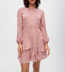 Maje - Robe Rilivia - Mini Fleurs Rose