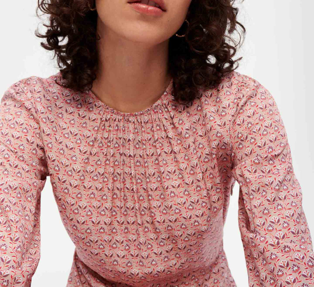 Vestido Rilivia - Mini Flores Rosa