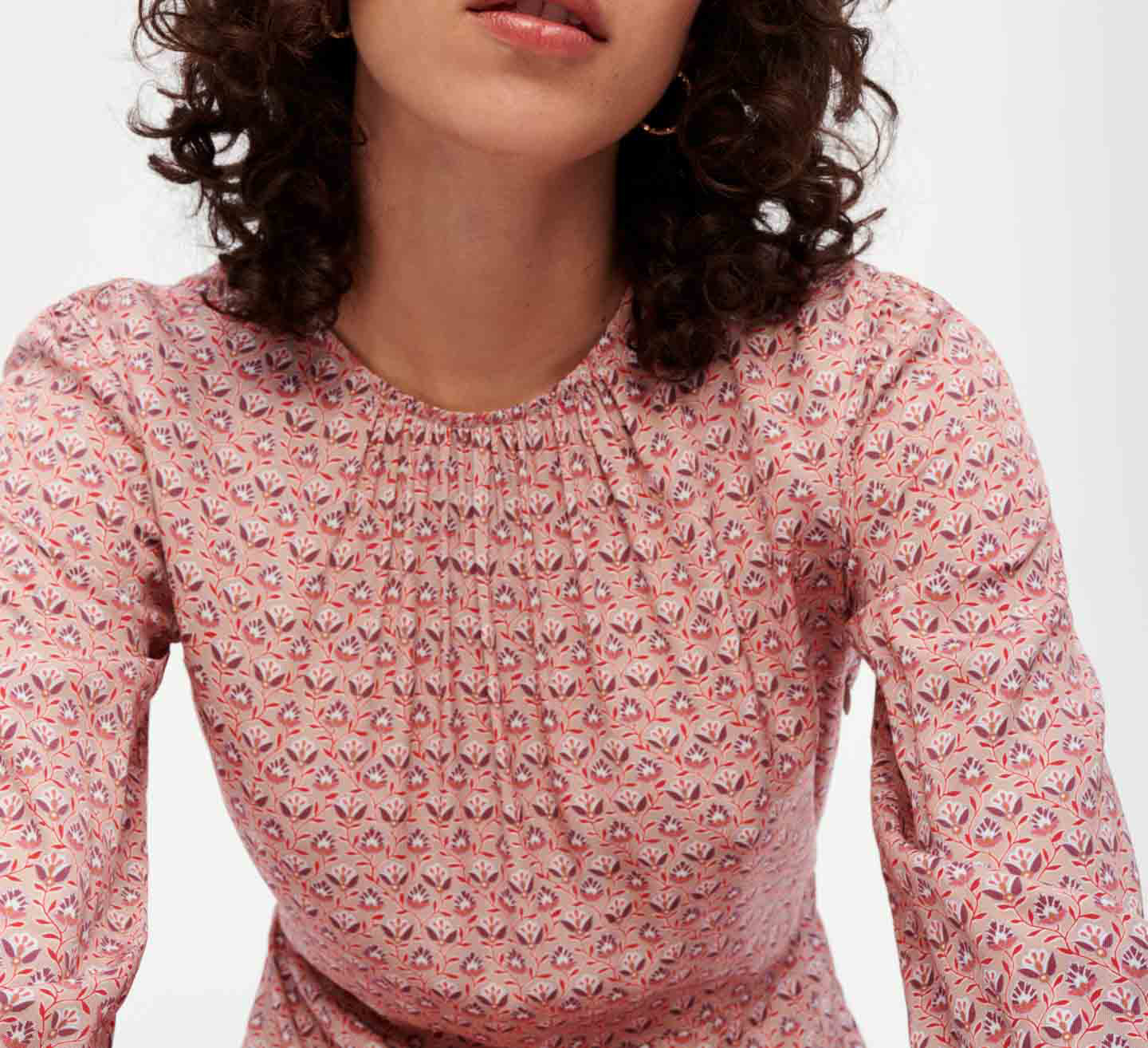 Vestido Rilivia - Mini Flores Rosa