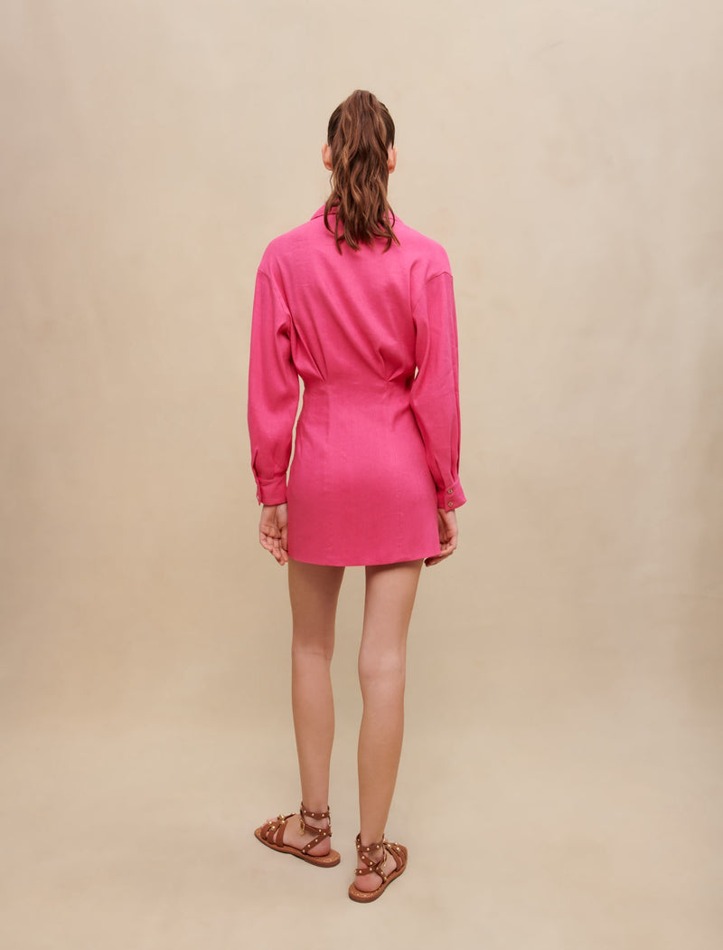 Maje - Robe - Fuchsia