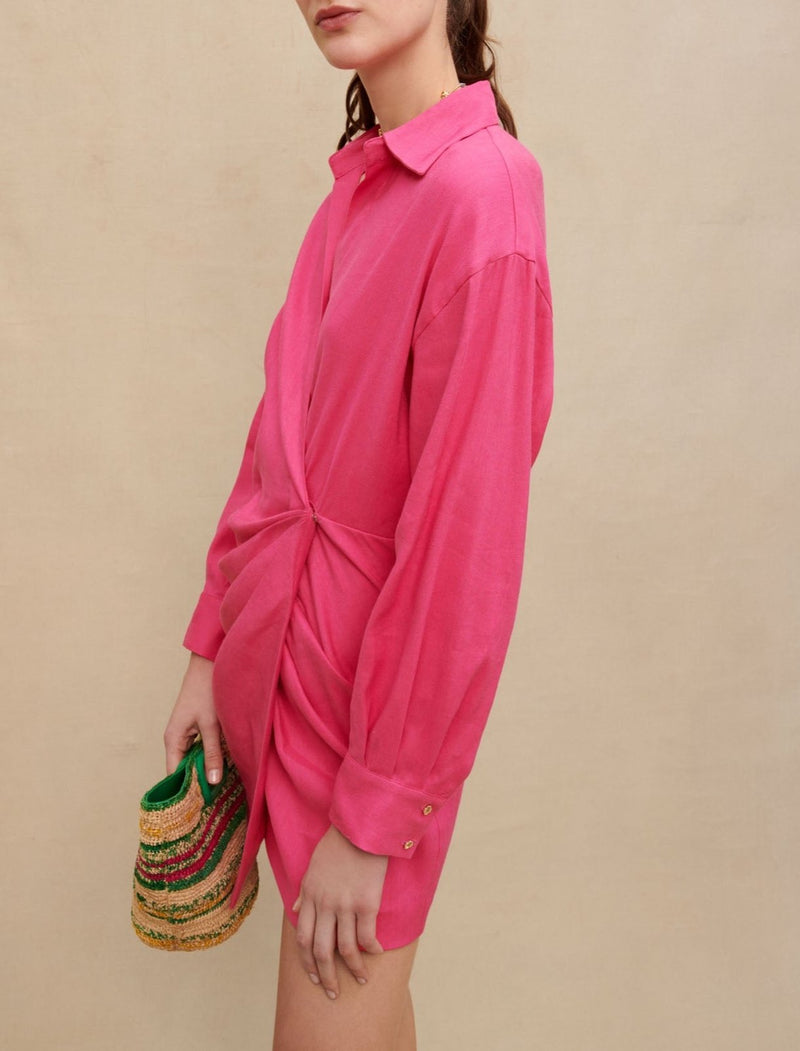 Maje - Robe - Fuchsia