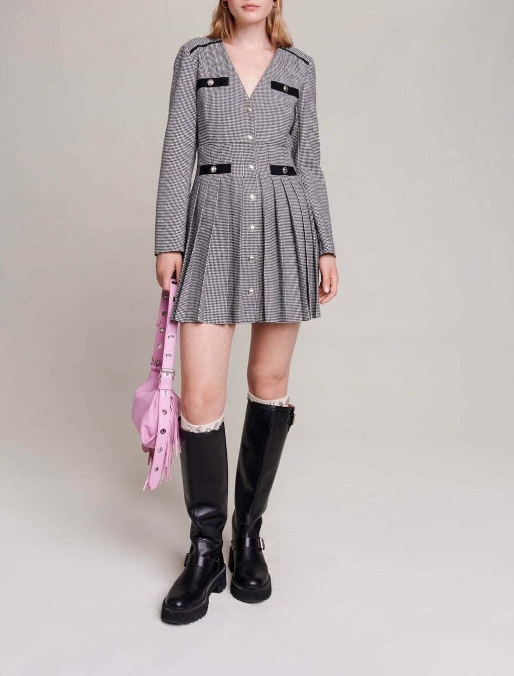 Vestido - Negro y Blanco
