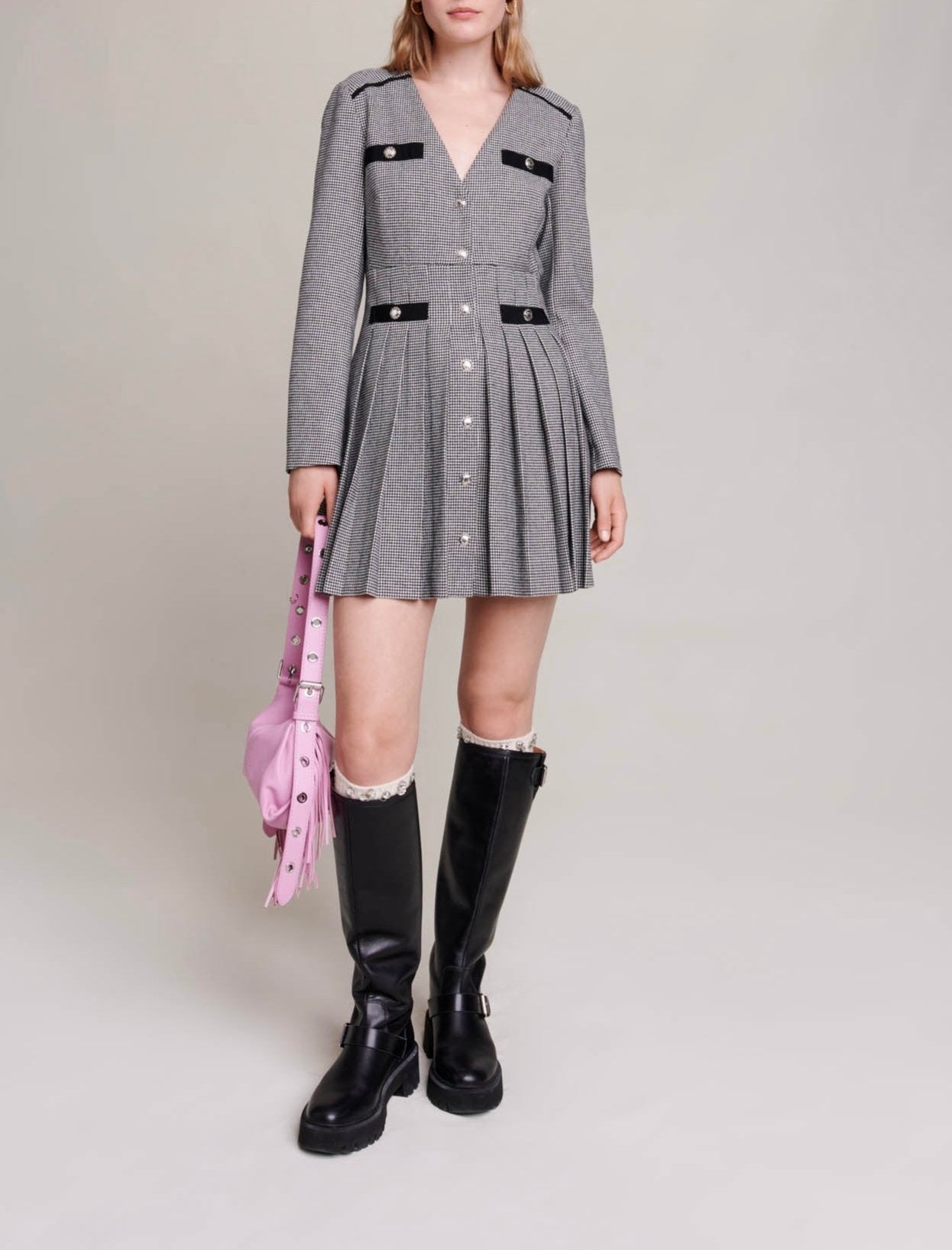 Vestido - Negro y Blanco
